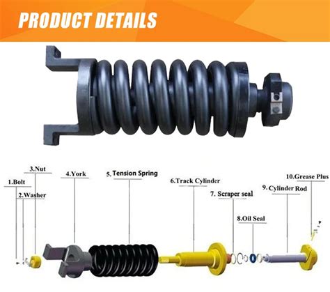 Excavator Track Adjuster Assembly 